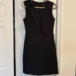 J. Crew Textured Black Mini Dress